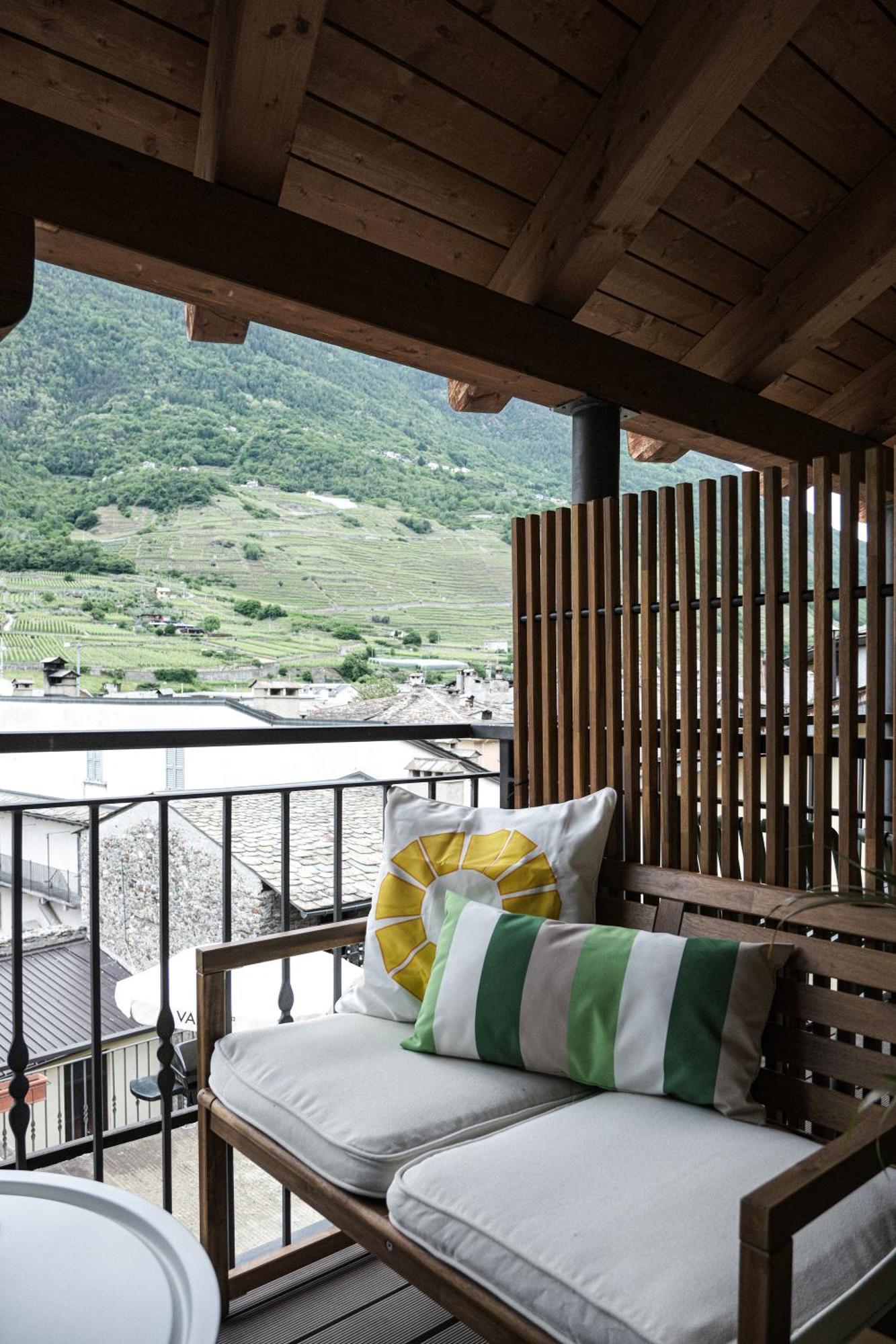 Апартаменты Penthouse Con Vista 6 Minuti Dal Bernina Express Тирано Экстерьер фото
